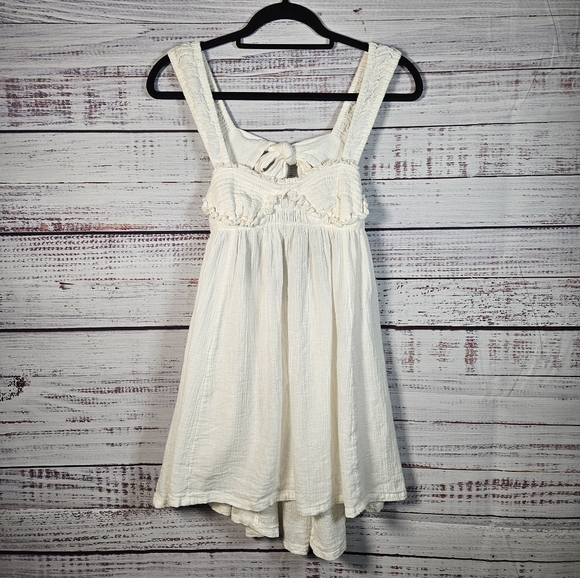 Free People babydoll backless tie mini dress - Picture 4 of 16